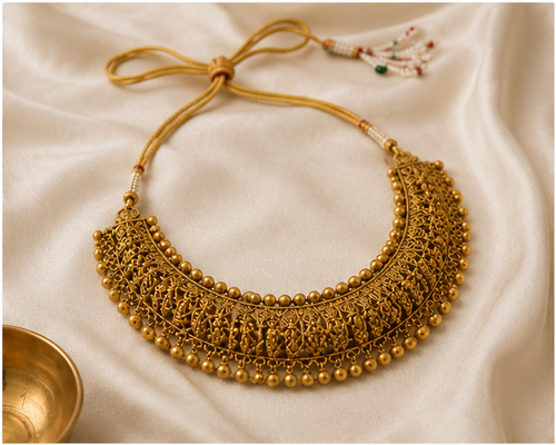 22K Royal Choker Gold Necklace