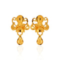 22K Gold Drop Earrings