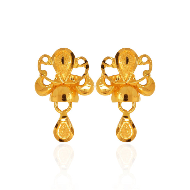 22K Gold Drop Earrings