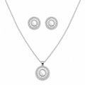 925 SIiver Choki Diamond Pandant Set