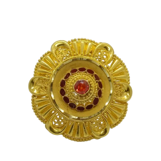 Female Umbrella Ring Gold Design